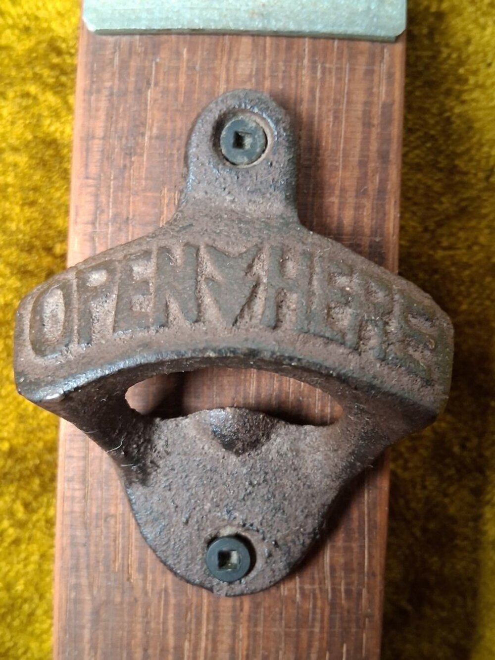 Handmade Wine Barrel Wood Bottle Opener Rustic Barware Bar Restaurant Mancave - Picture 4 of 13